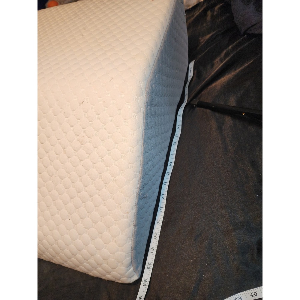 Forias Wedge Pillow for Sleeping Memory Foam Bed Wedge Acid Reflux Post Surgery - Picture 3 of 8